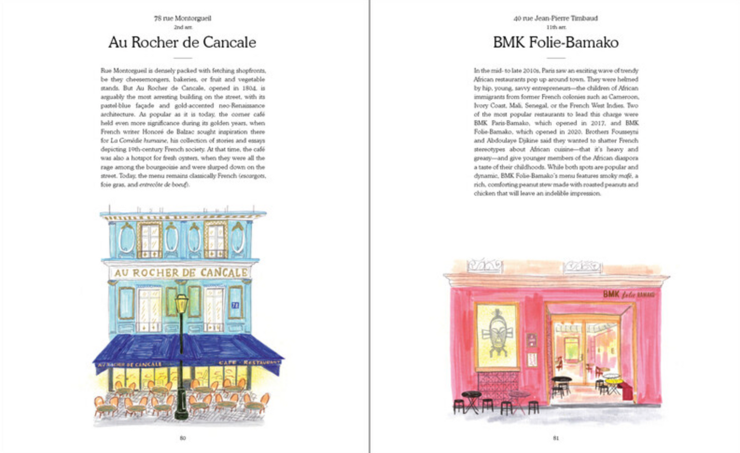Paris Shopfronts Illustrations of the City's Best-Loved Boutiques, Brasseries, Bars and More by Joel Holland, Vivian Song