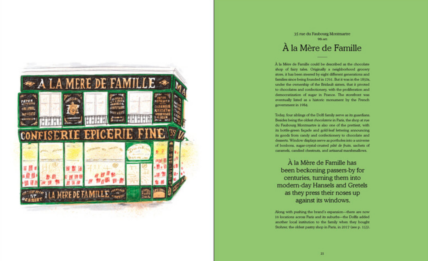 Paris Shopfronts Illustrations of the City's Best-Loved Boutiques, Brasseries, Bars and More  by Joel Holland, Vivian Song