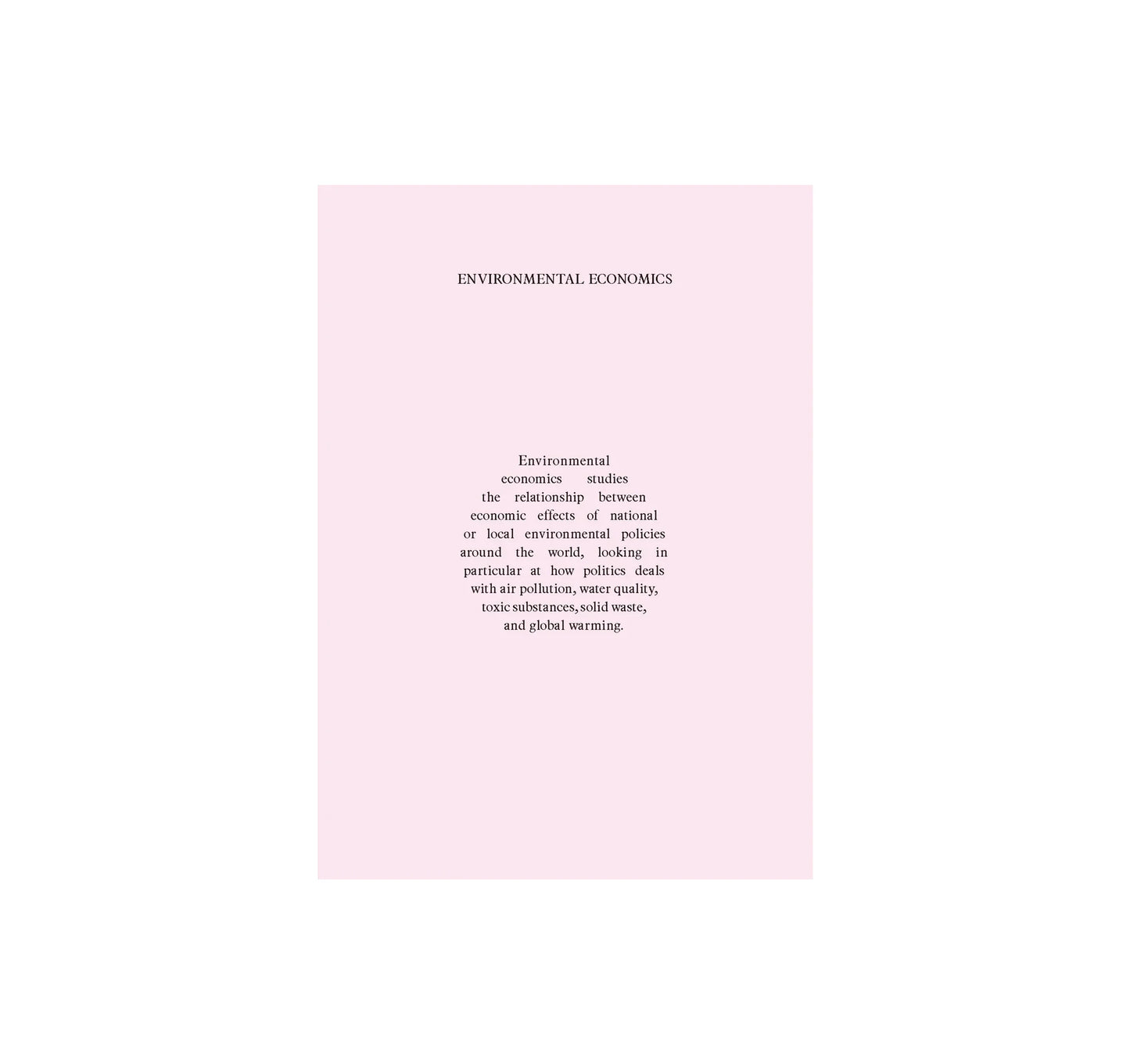 THESAURUS OF CHILD ECOLOGY