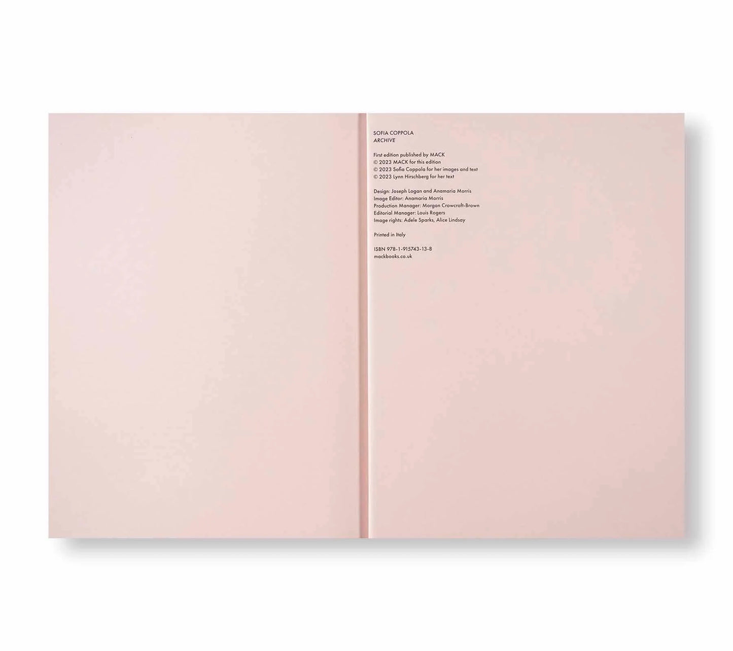 ARCHIVE   by Sofia Coppola