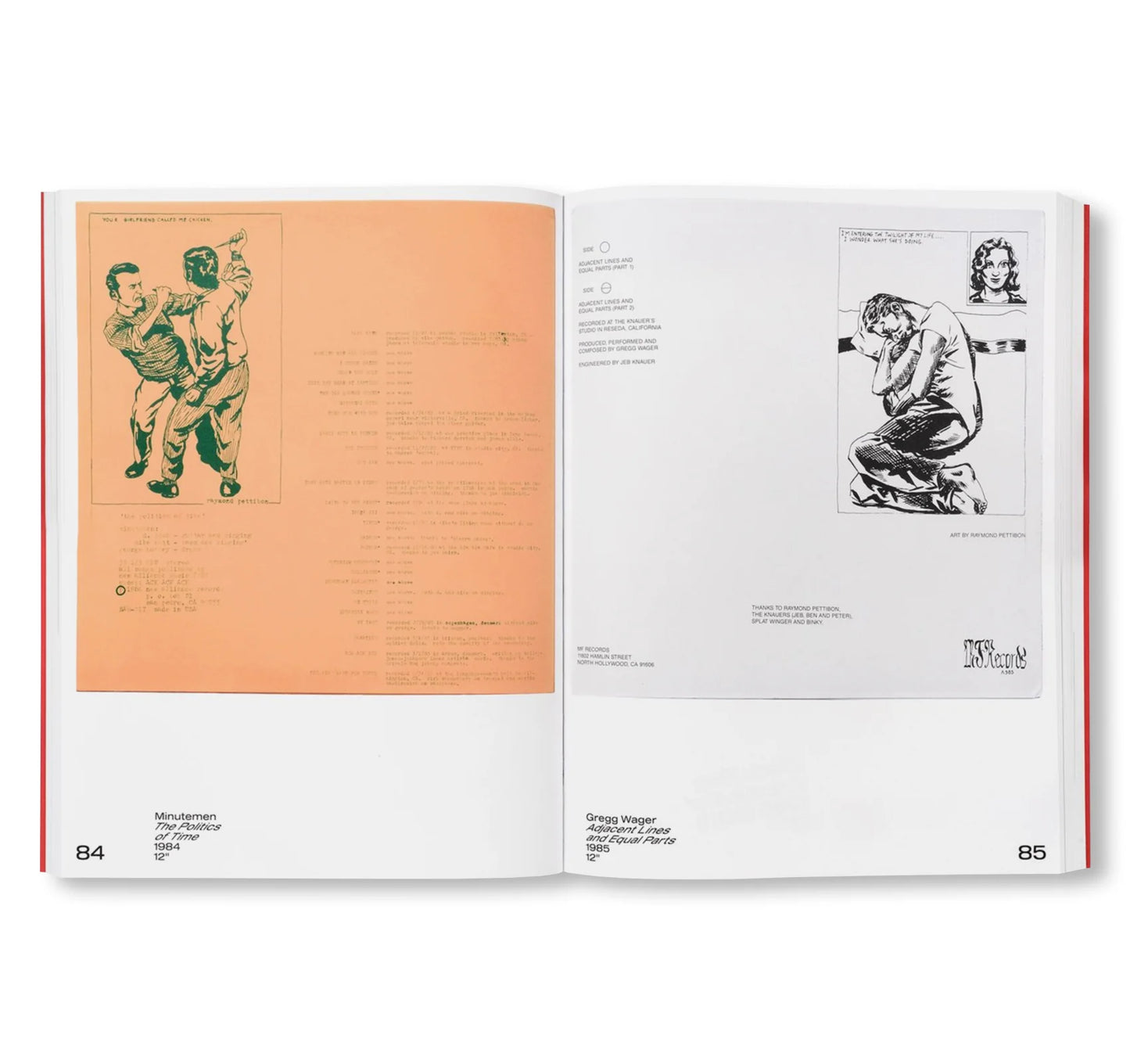 NERVOUS BREAKDOWN: RAYMOND PETTIBON, ALBUM COVERS by Raymond Pettibon