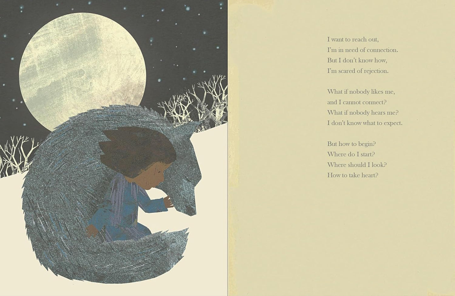When I Feel LONELY  by Britta Teckentrup