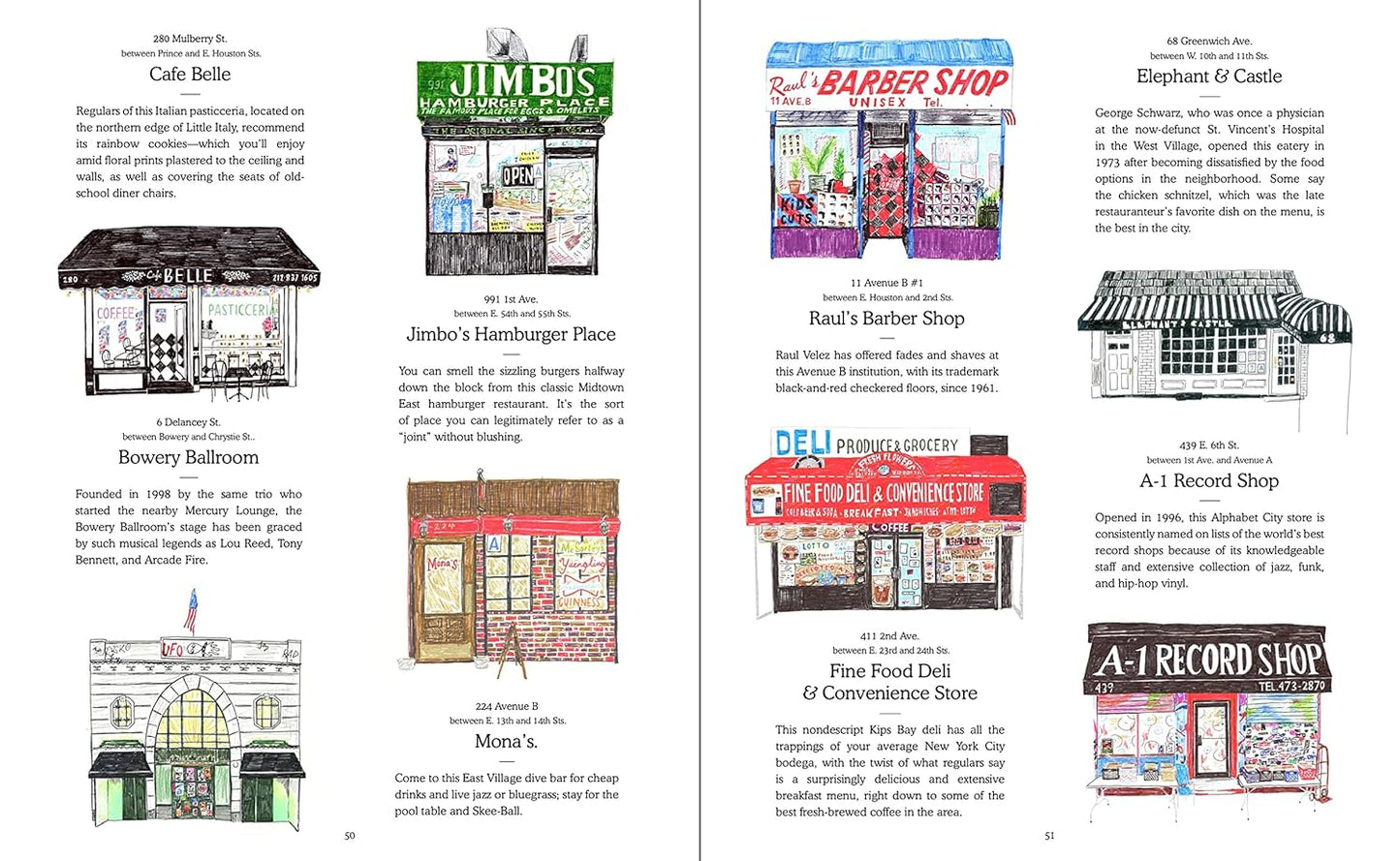 NYC Storefronts: Illustrations of the Big Apple's Best-Loved Spots